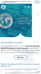Mobile Screenshot of ligsuniversity.com